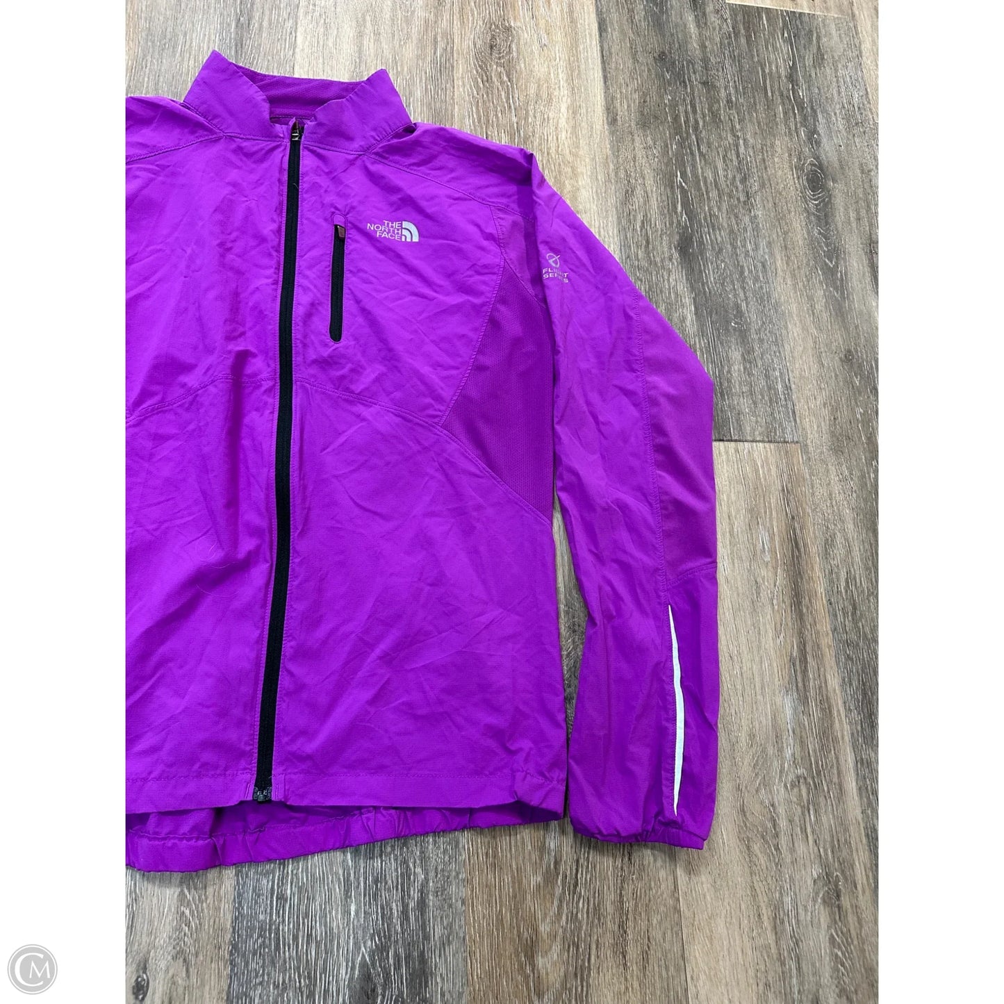Athletic Jacket By The North Face In Purple, Size: M