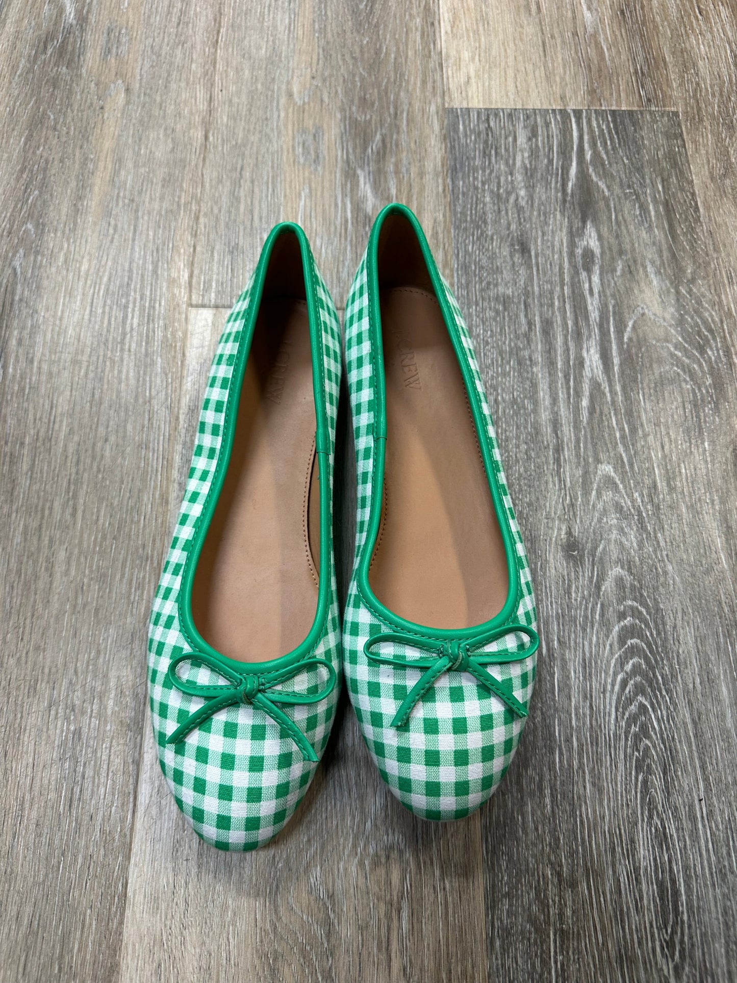 Shoes Flats By J. Crew In Green, Size: 10