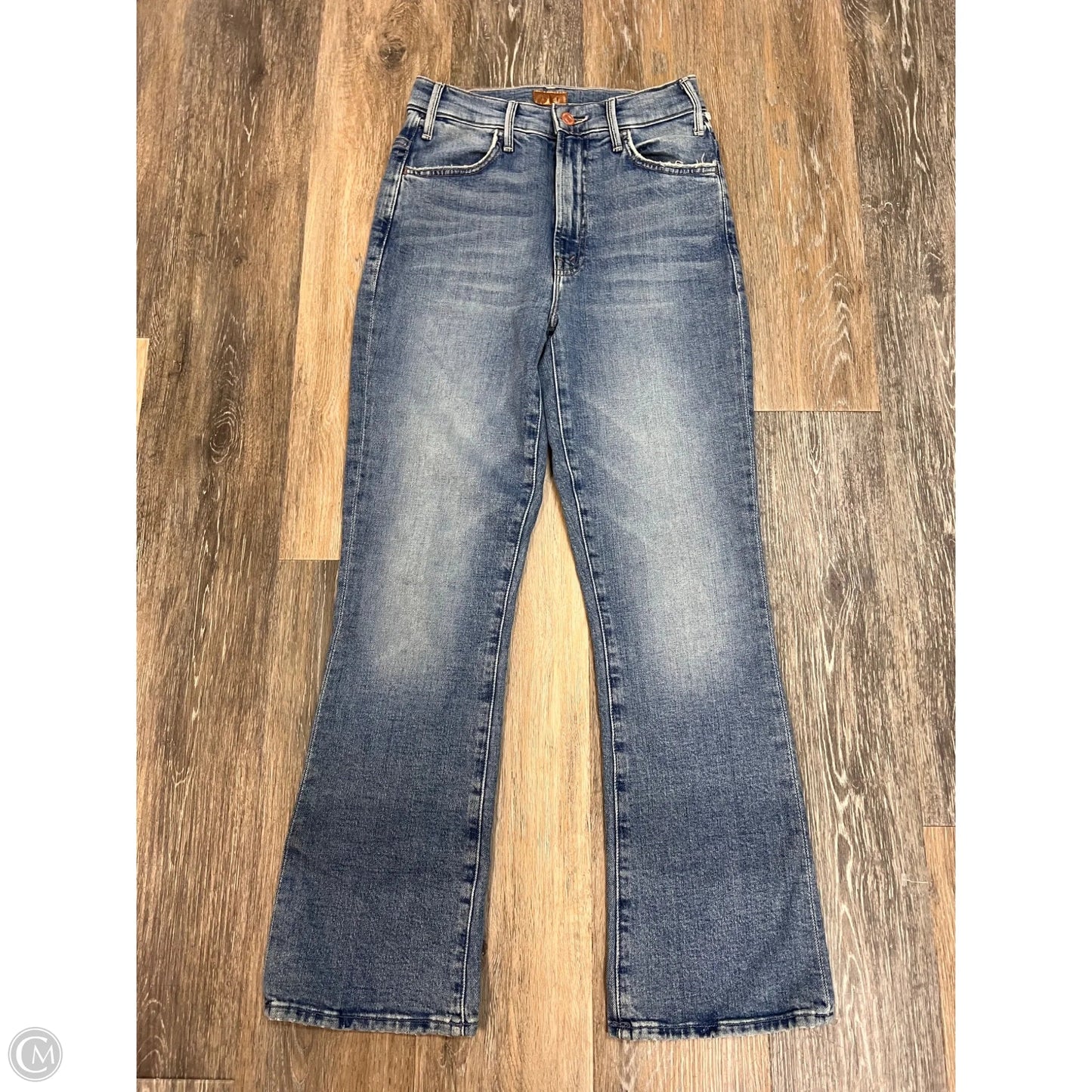 -Jeans Straight By Mother Jeans In Blue Denim, Size: 1/25
