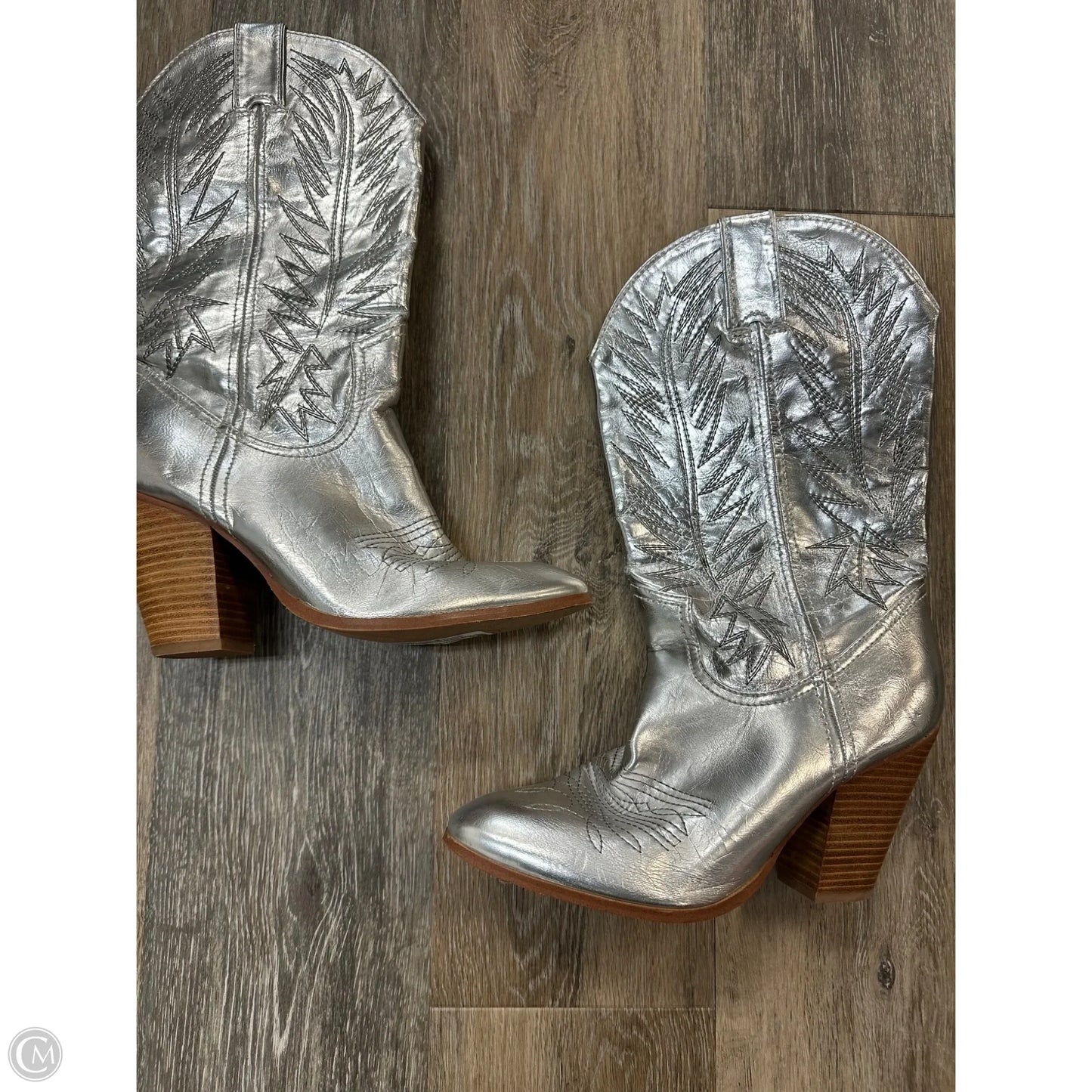 Boots Western By Miranda By Miranda Lambert In Silver, Size: 9
