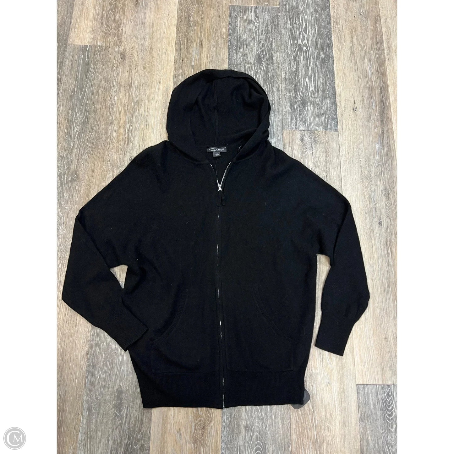 Sweater Cashmere By Saks Fifth Avenue In Black, Size: S