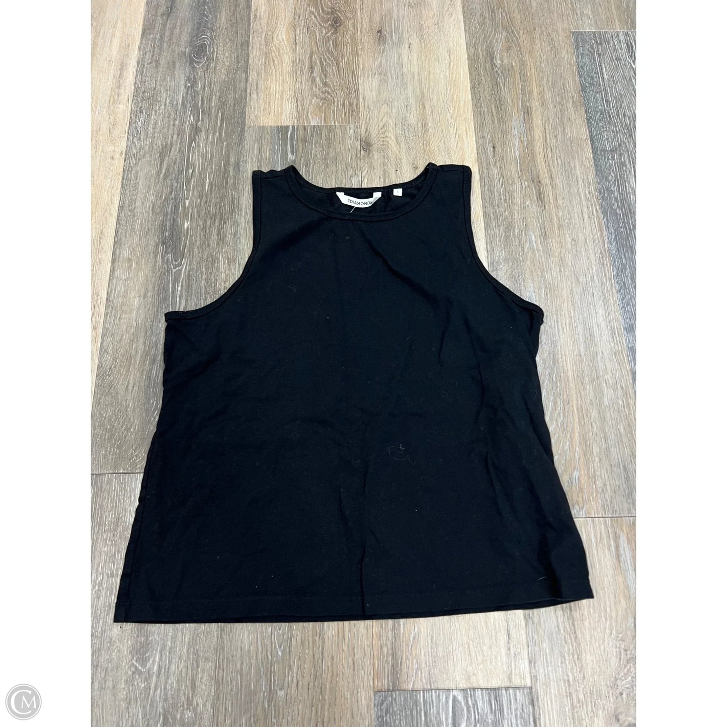 Athletic Tank Top By 7 Diamonds In Black, Size: L