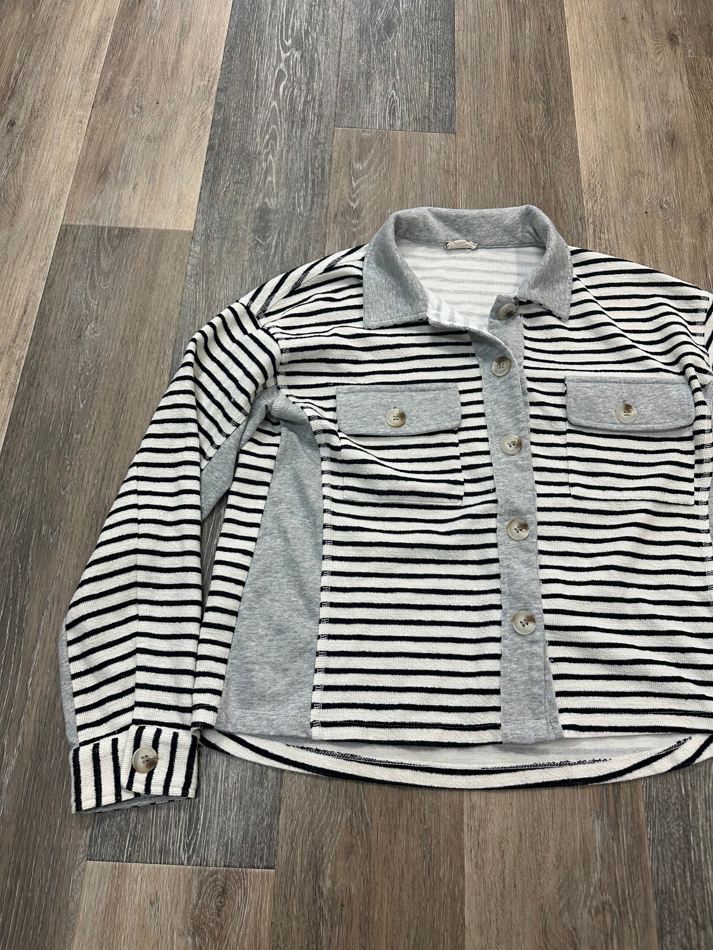 Grey Jacket Shirt Hem & Thread, Size S