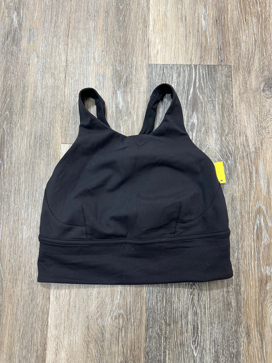 Athletic Bra By Lululemon In Black, Size: 6