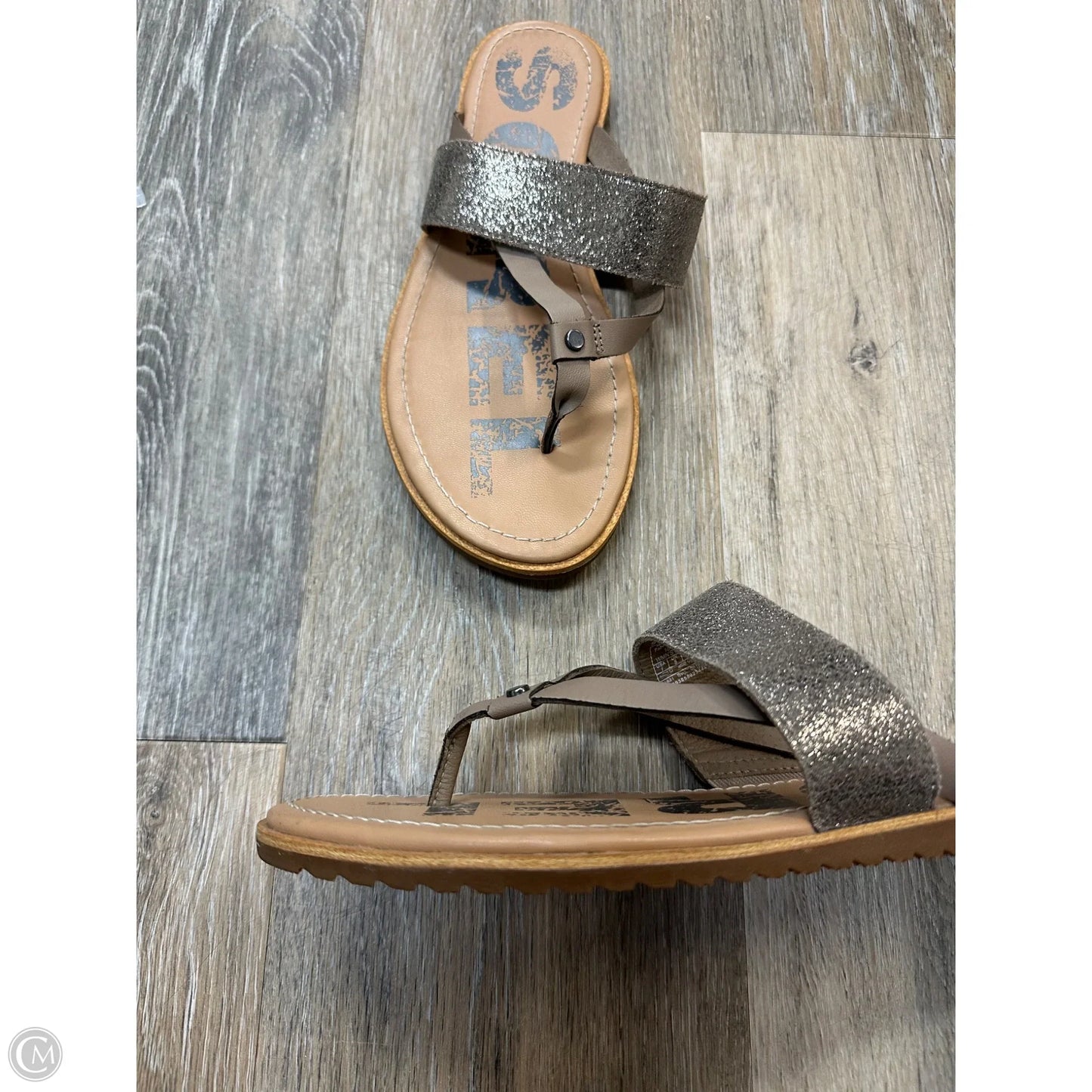 Sandals Flip Flops By Sorel In Brown, Size: 7