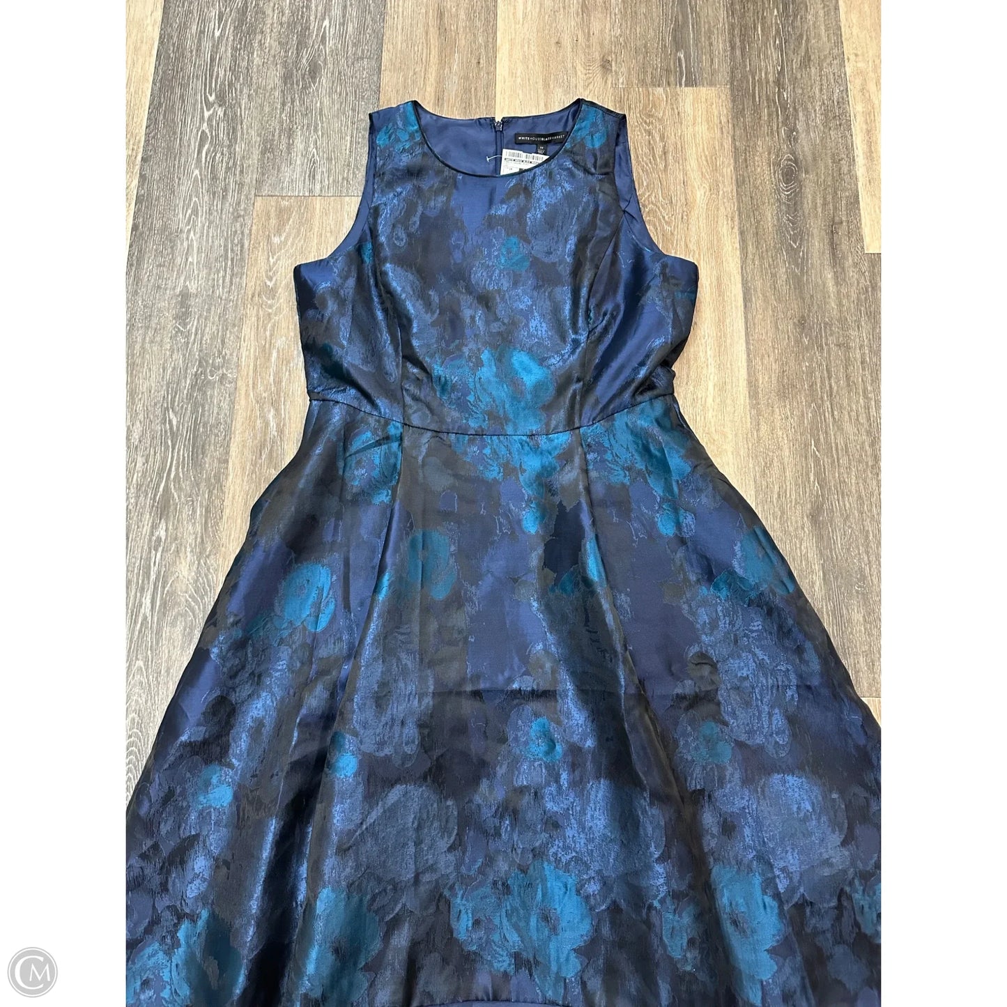 Dress Casual Midi By White House Black Market In Navy, Size: 14