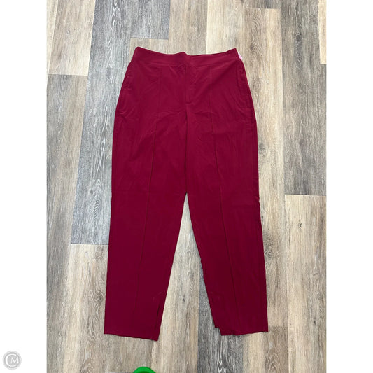Athletic Pants By Athleta In Red, Size: 12