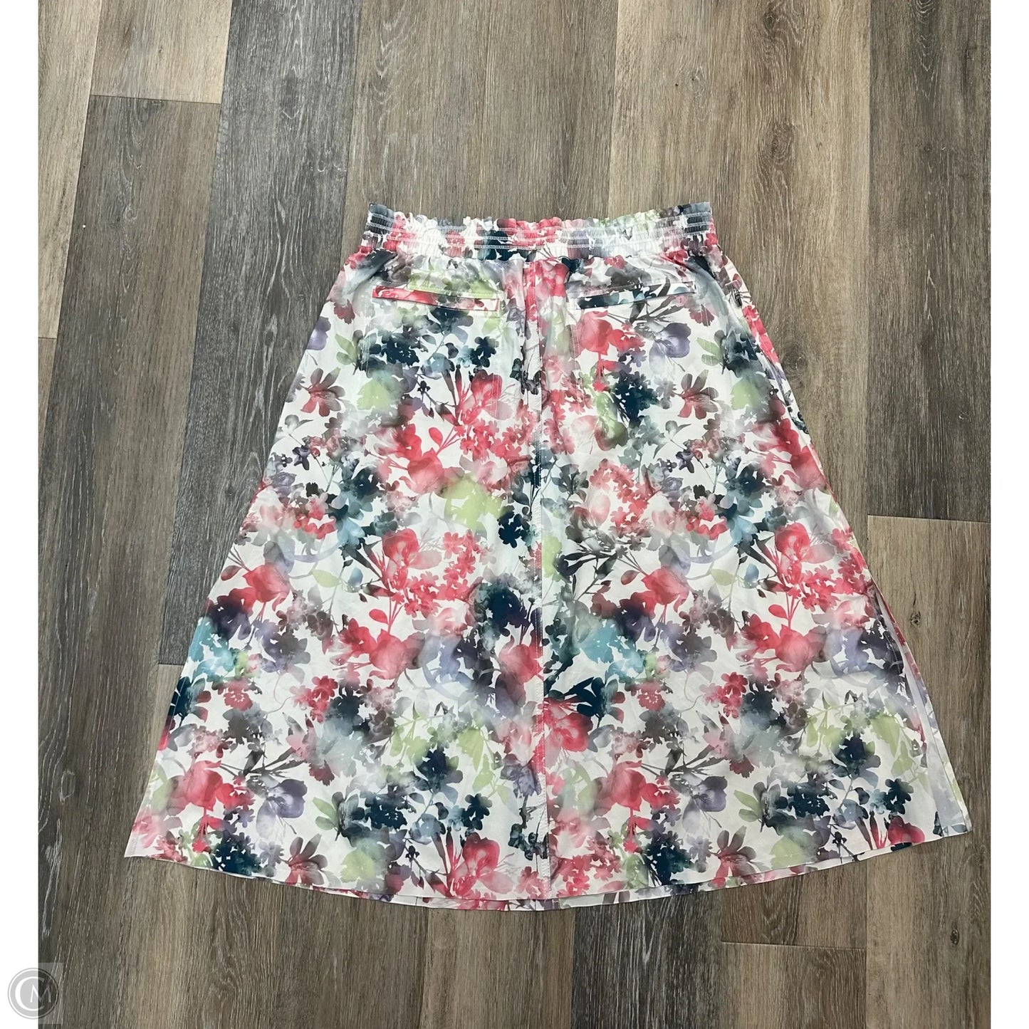 - Skirt Midi By Athleta In Floral Print, Size: L