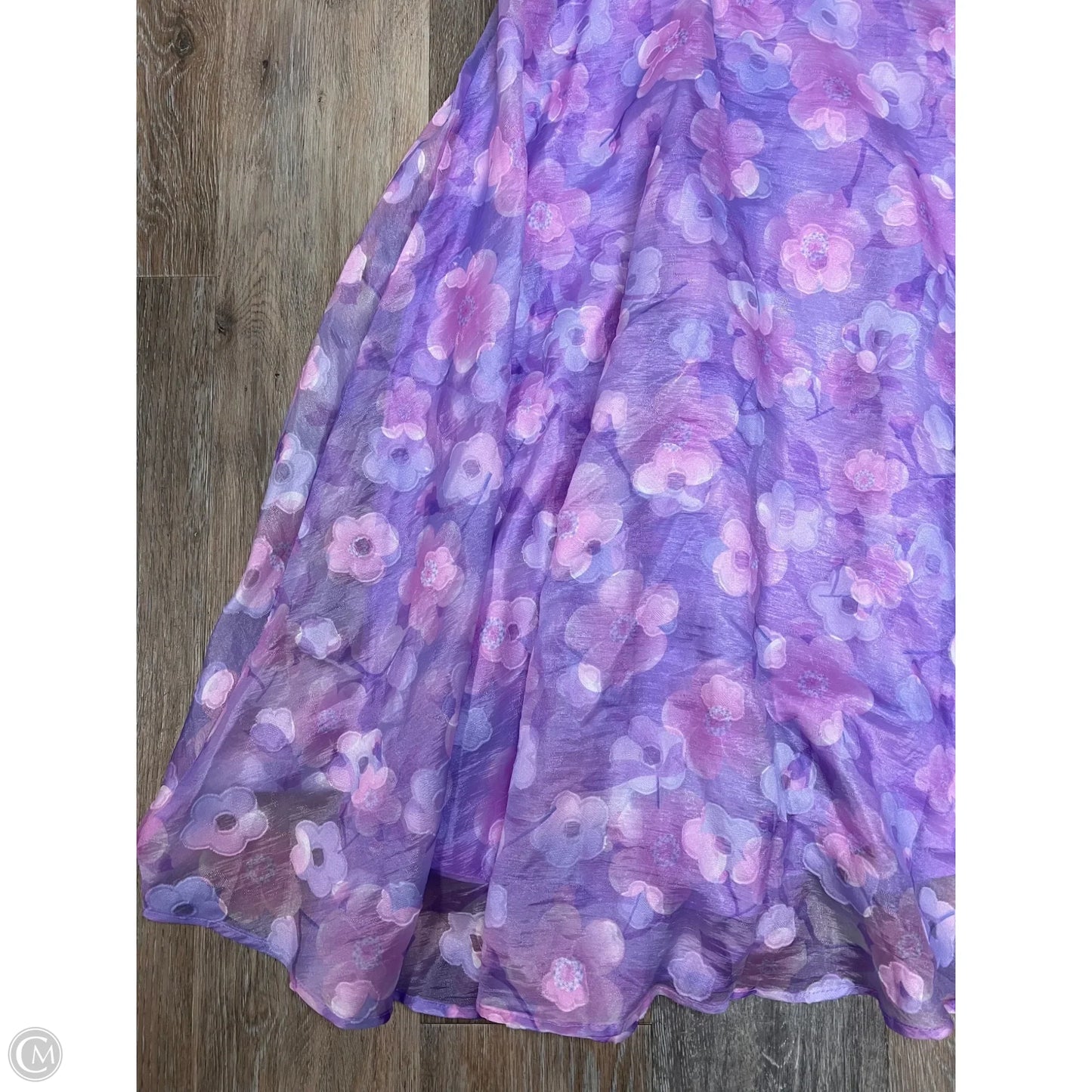 -Dress Party Midi By Hello Molly In Purple, Size: Xs