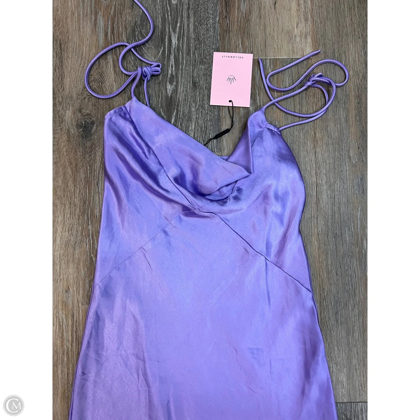 -Dress Casual Midi By Hello Molly In Purple, Size: S
