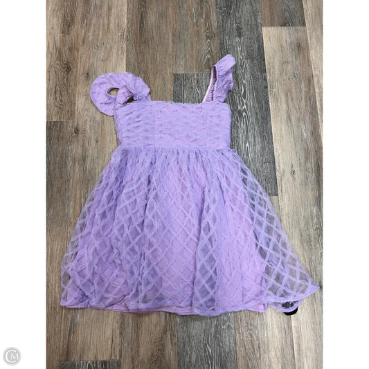 -Dress Casual Midi By Hello Molly In Purple, Size: S