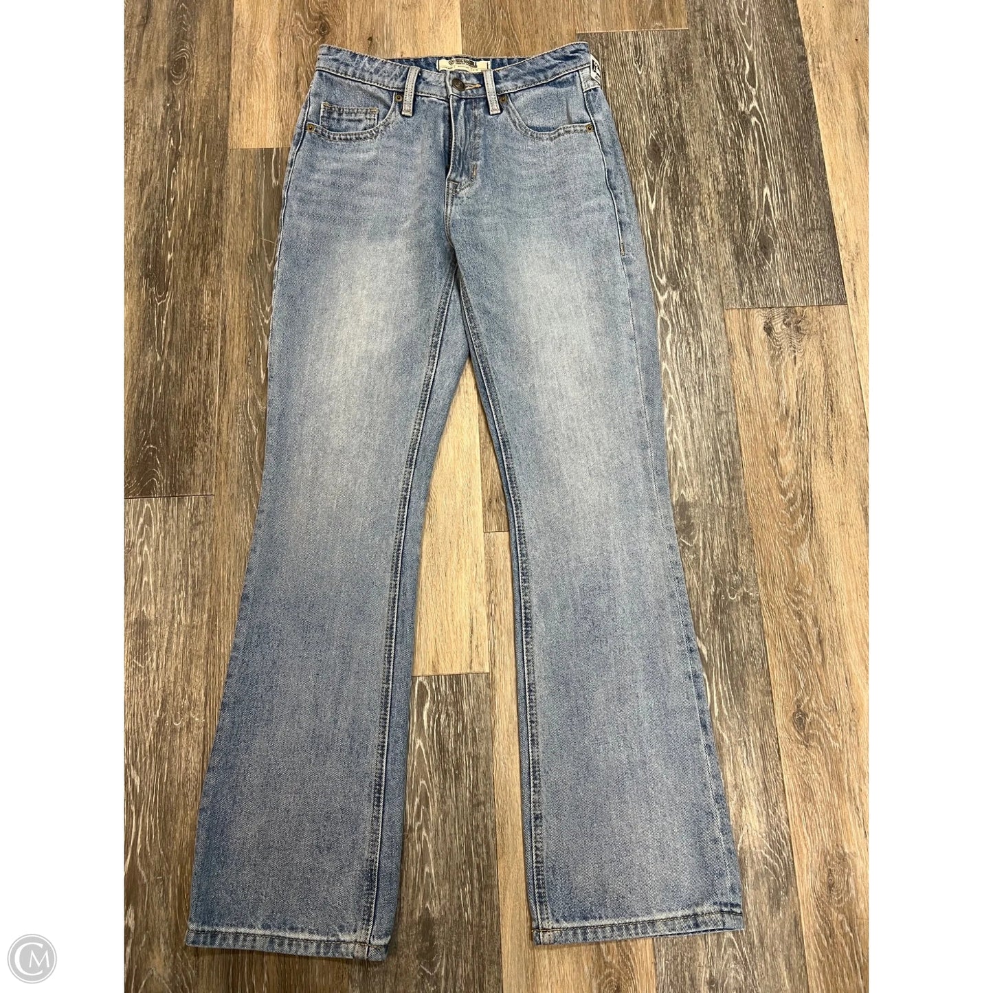 Jeans Boot Cut By Rock & Roll Denim In Blue Denim, Size: 1/25