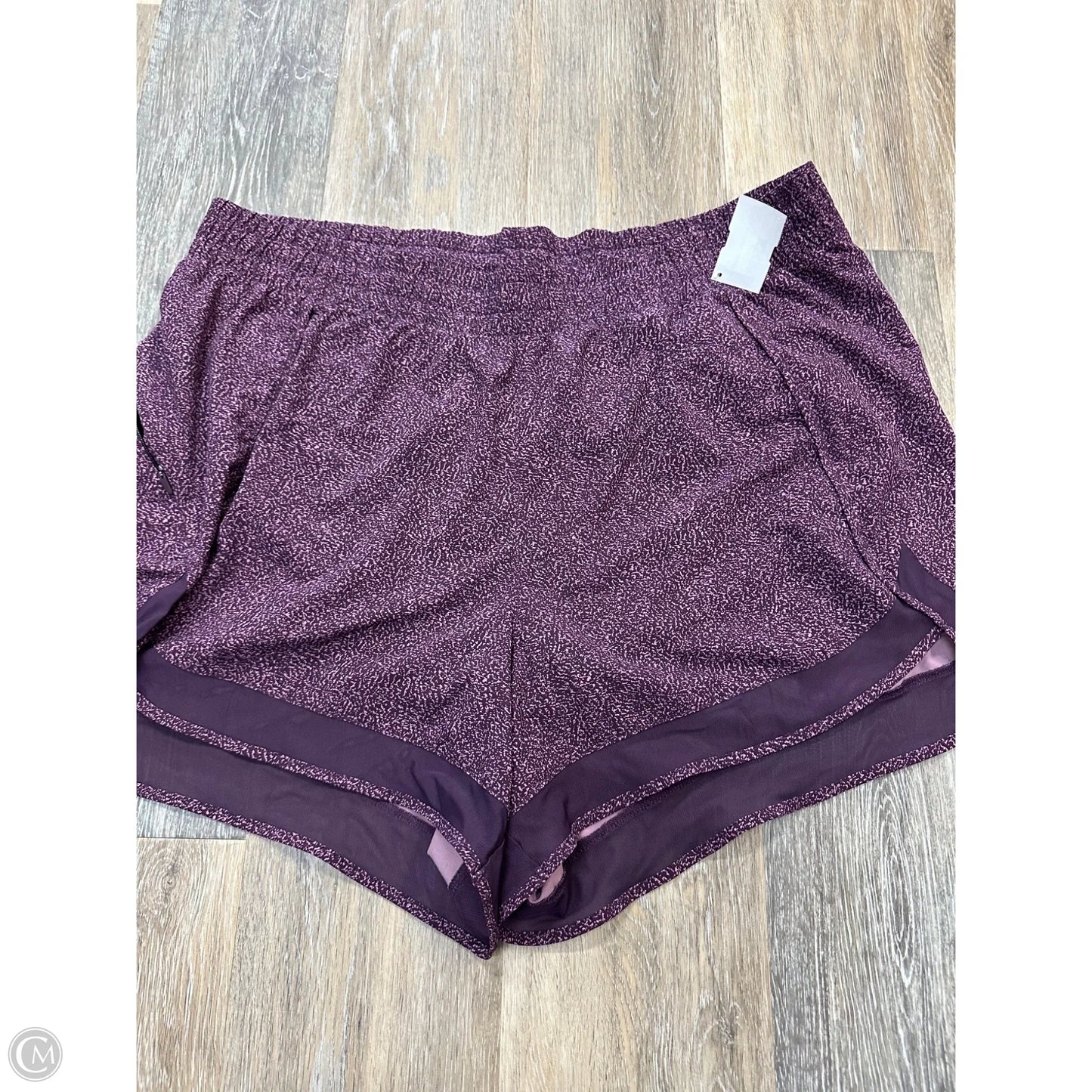 Athletic Shorts By Athleta In Purple, Size: 1x