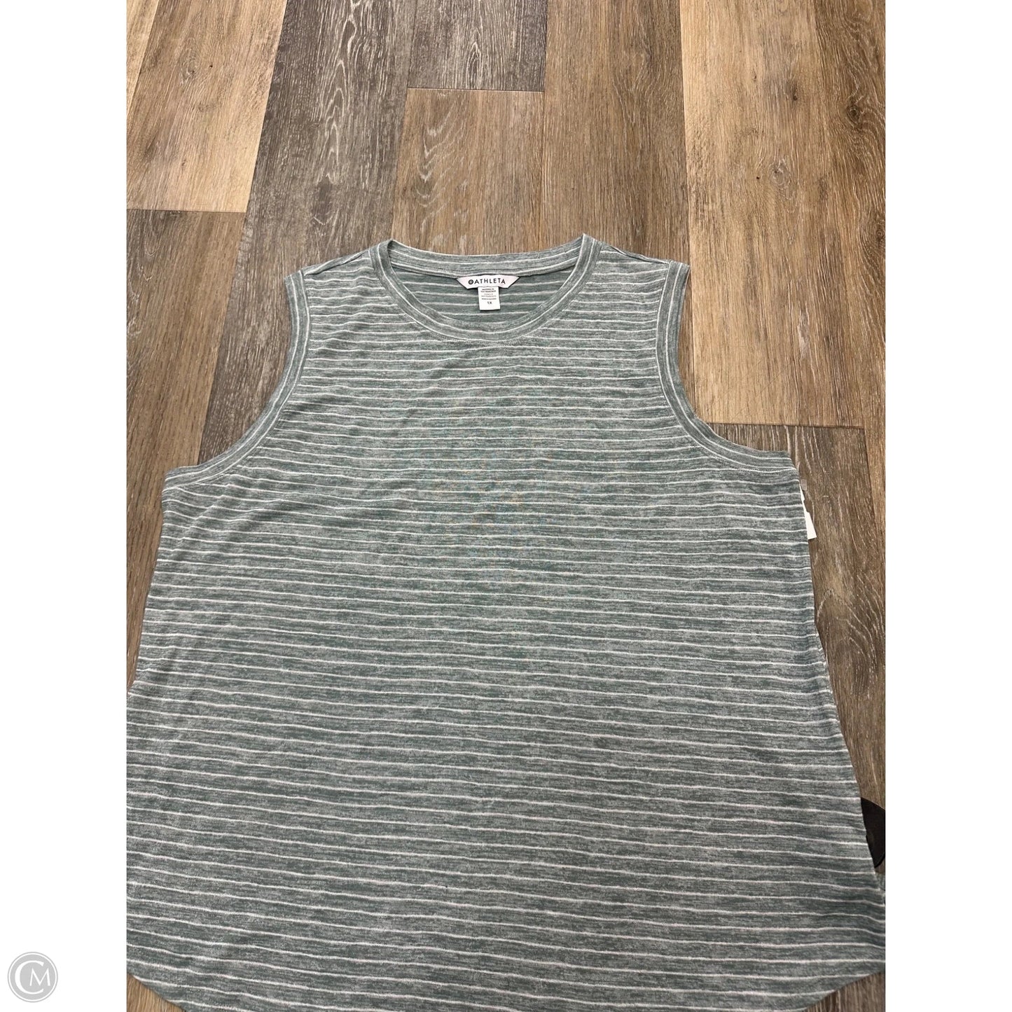 Athletic Tank Top By Athleta In Green, Size: 1x