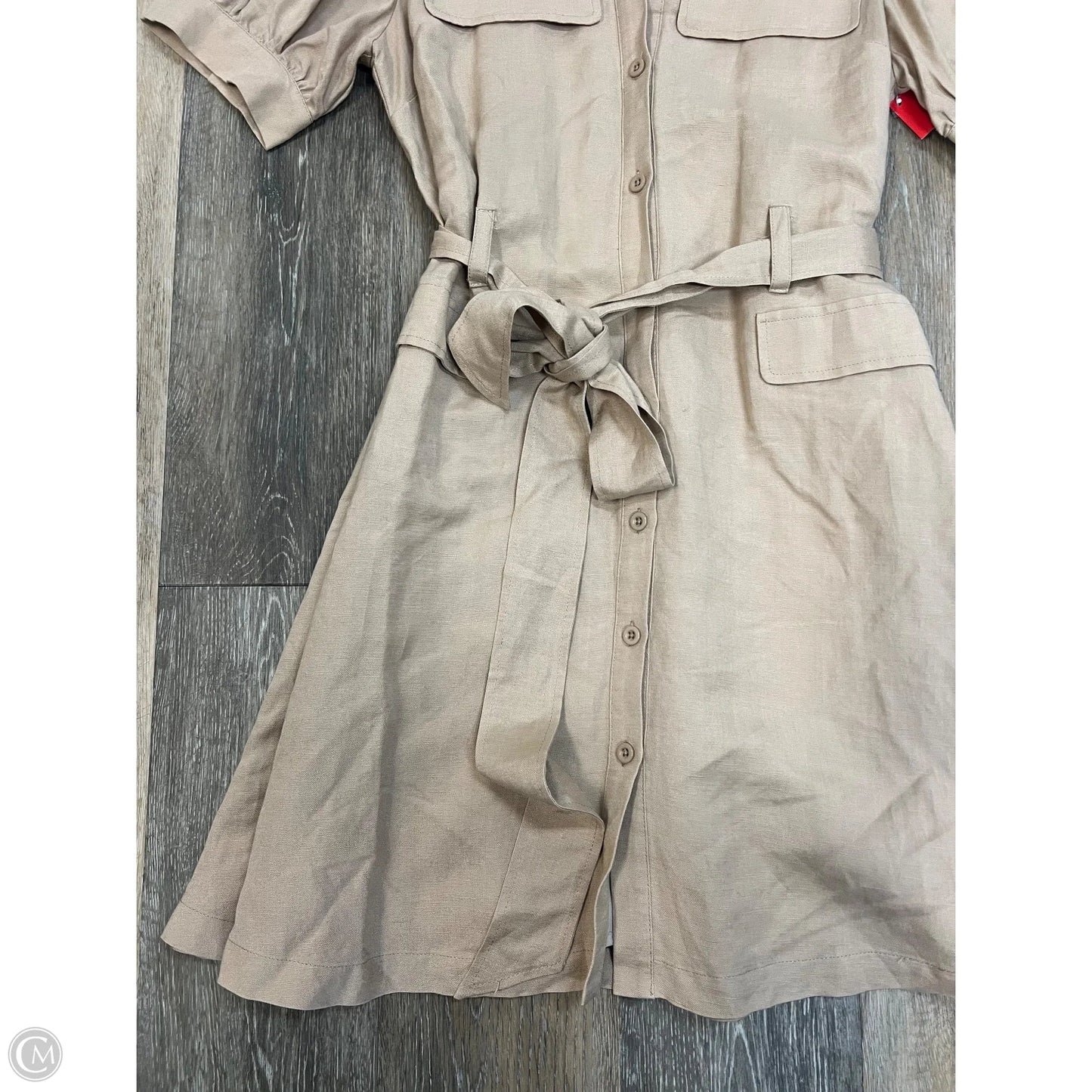 Dress Casual Midi By If Only Studio In Beige, Size: S