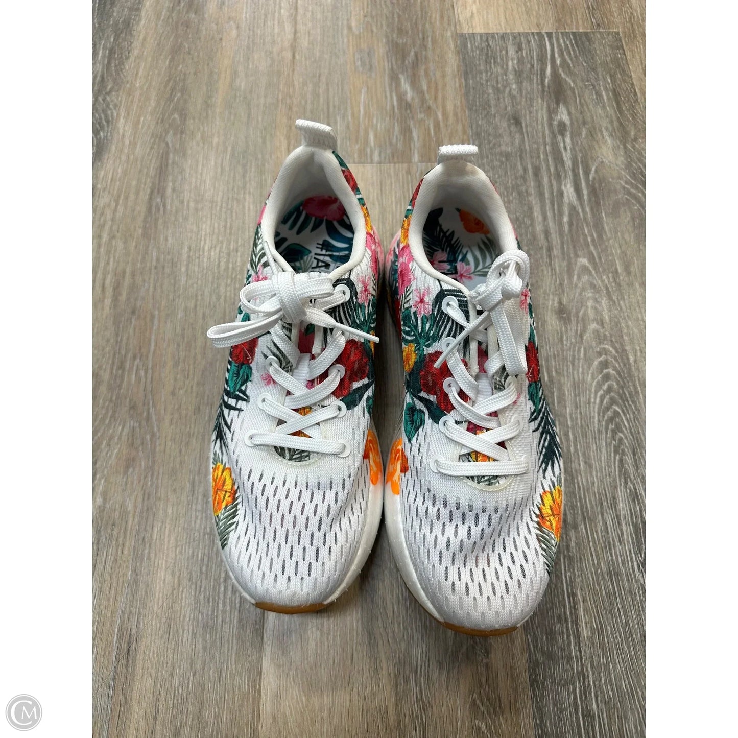 Shoes Athletic By Nobull In Floral Print, Size: 8.5