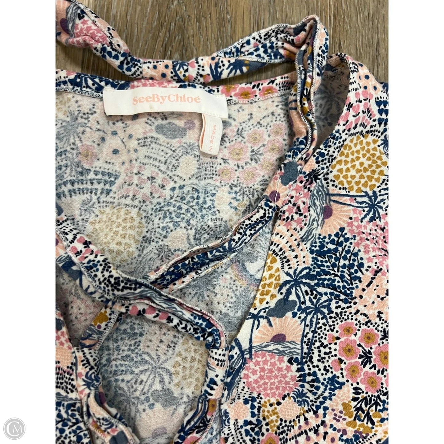 Dress Casual Maxi By See by Chloe In Floral Print, Size: Xl