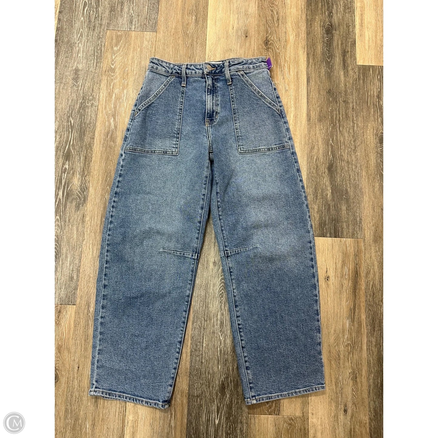 Jeans Straight By Just Black In Blue Denim, Size: 0