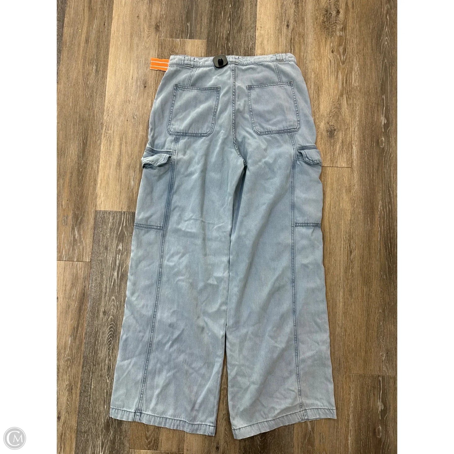 Jeans Wide Leg By Hudson In Blue Denim, Size: 14