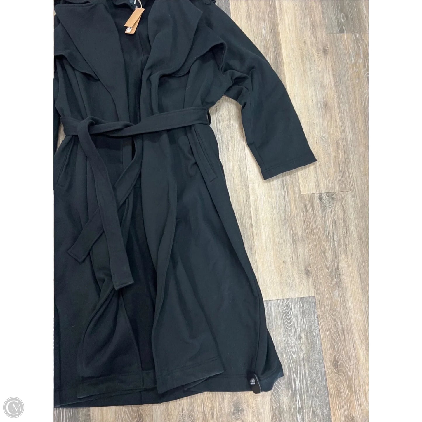Coat Trench Coat By Skims In Black, Size: S