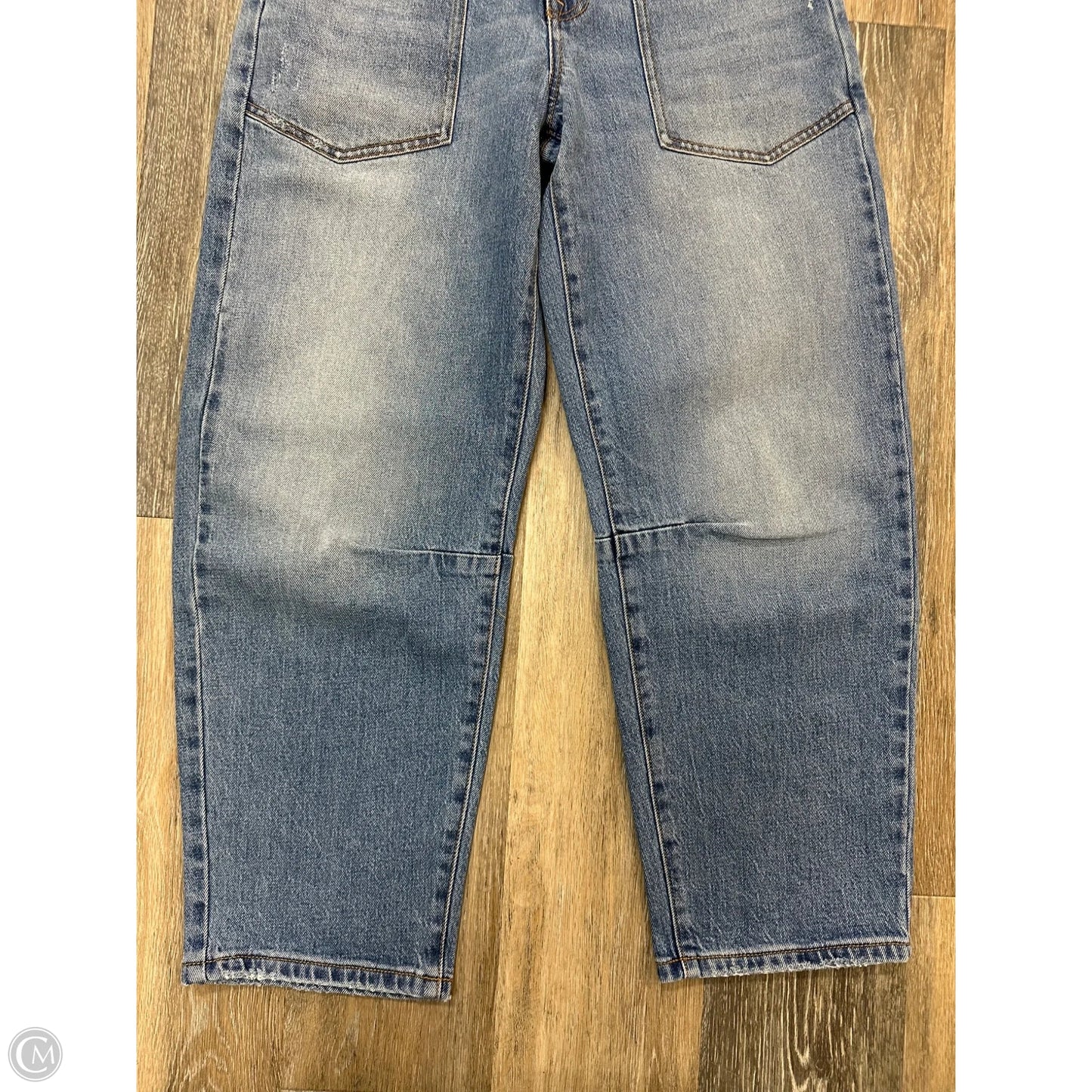 Jeans Straight By Evereve In Blue Denim, Size: 0