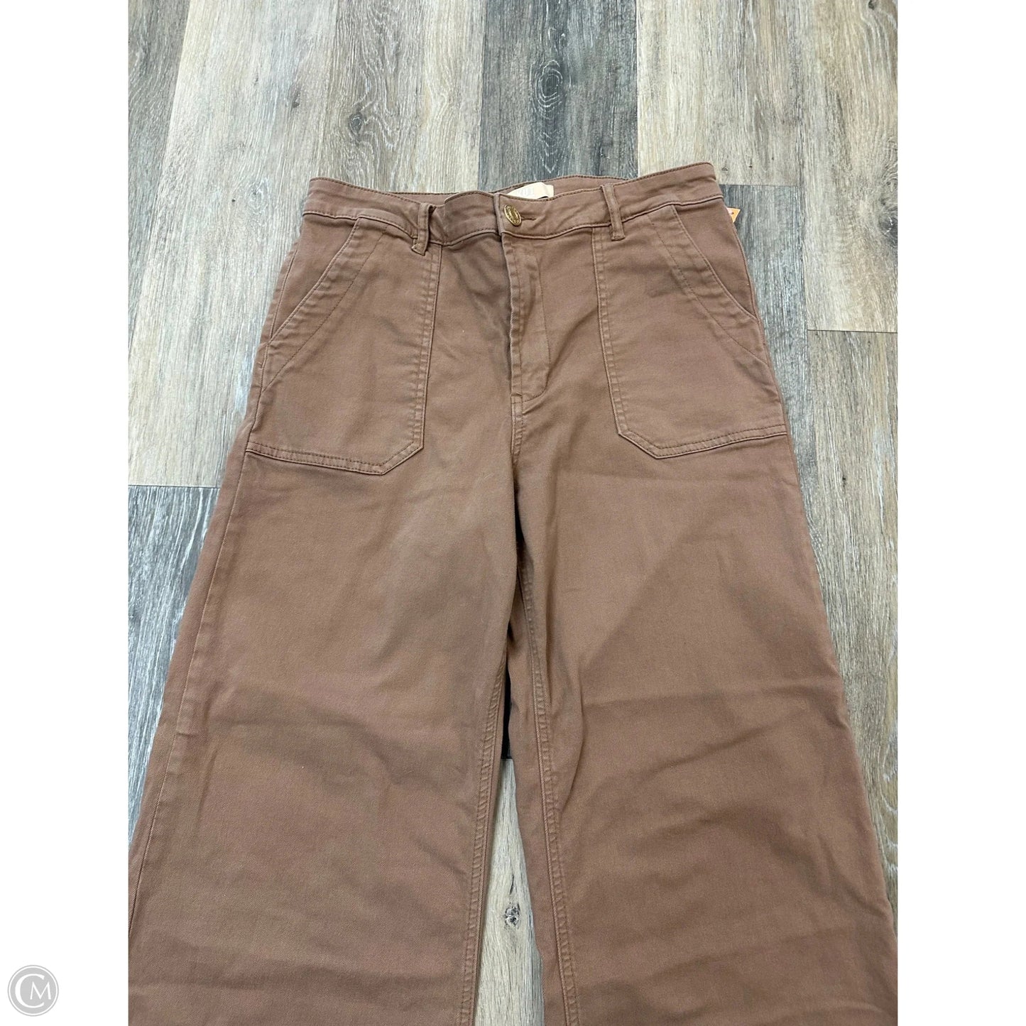 Pants Cropped By Kut In Brown, Size: 10