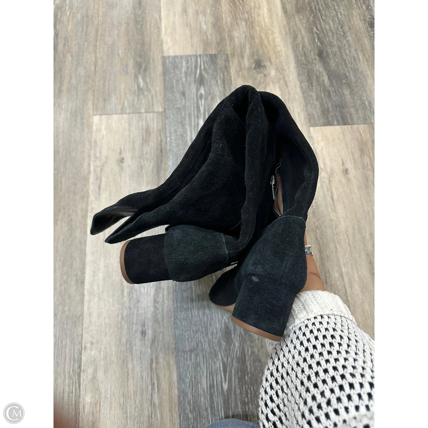 Boots Knee Heels By Madewell In Black, Size: 8