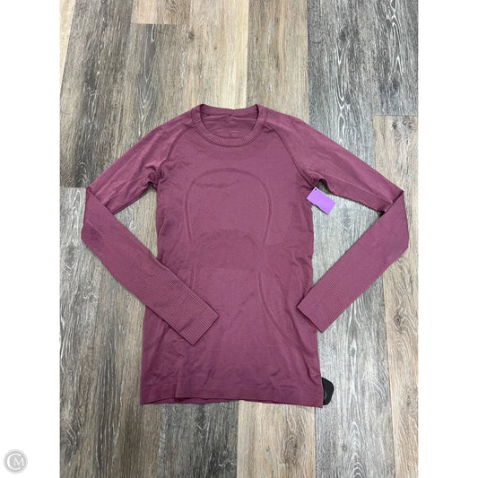 Athletic Top Long Sleeve By Lululemon In Maeve, Size: 6