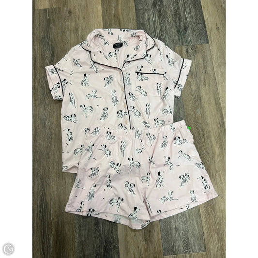 -Pajamas Designer By Kate Spade In Pink, Size: L