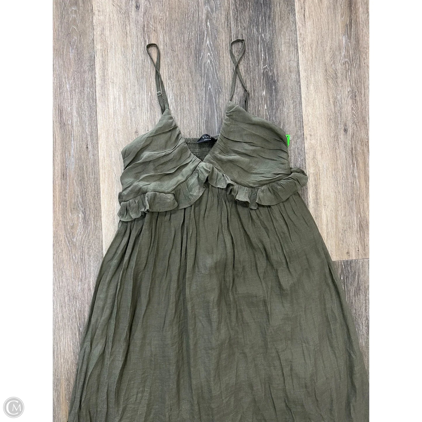 Dress Casual Maxi By Vici In Green, Size: M