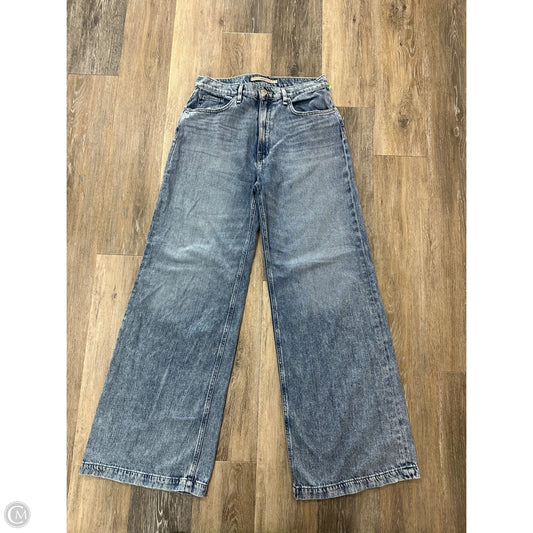 Jeans Wide Leg By Hudson In Blue Denim, Size: 6
