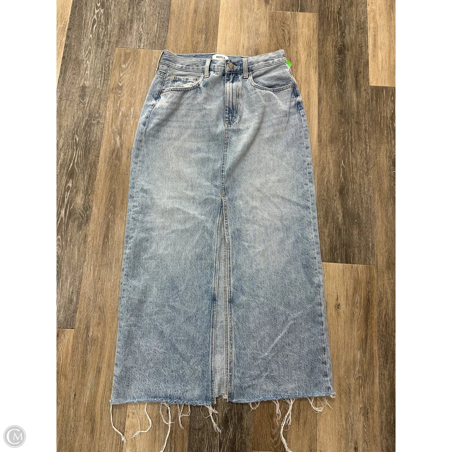 Skirt Maxi By Pistola In Blue Denim, Size: 6