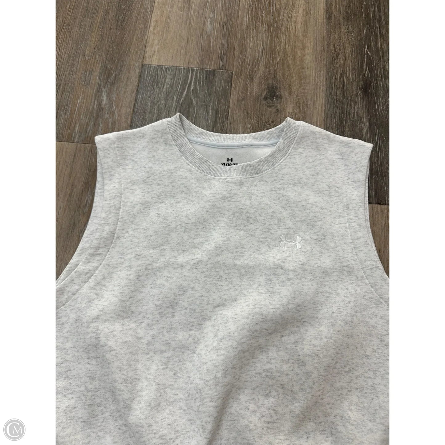 Athletic Tank Top By Under Armour In Grey, Size: Xl