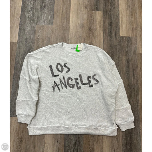 Sweatshirt Crewneck By Ragabond In Grey, Size: Xl