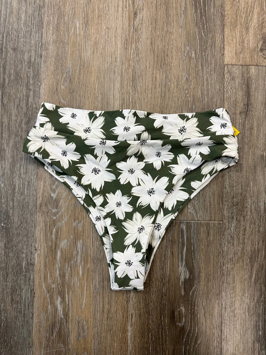 Swimsuit Bottom By Midori In Floral Print, Size: M