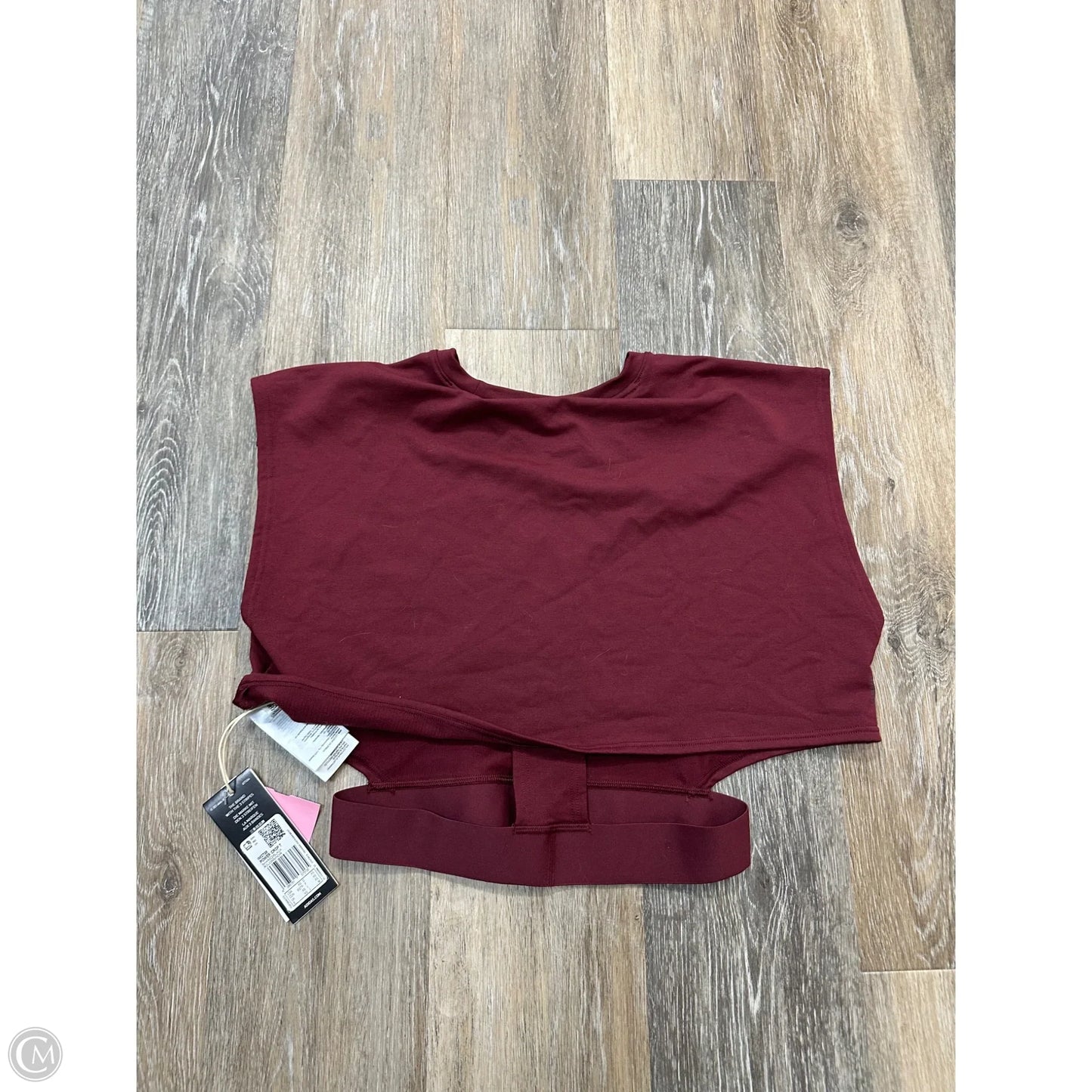 Athletic Top Short Sleeve By Adidas In Red, Size: Xs