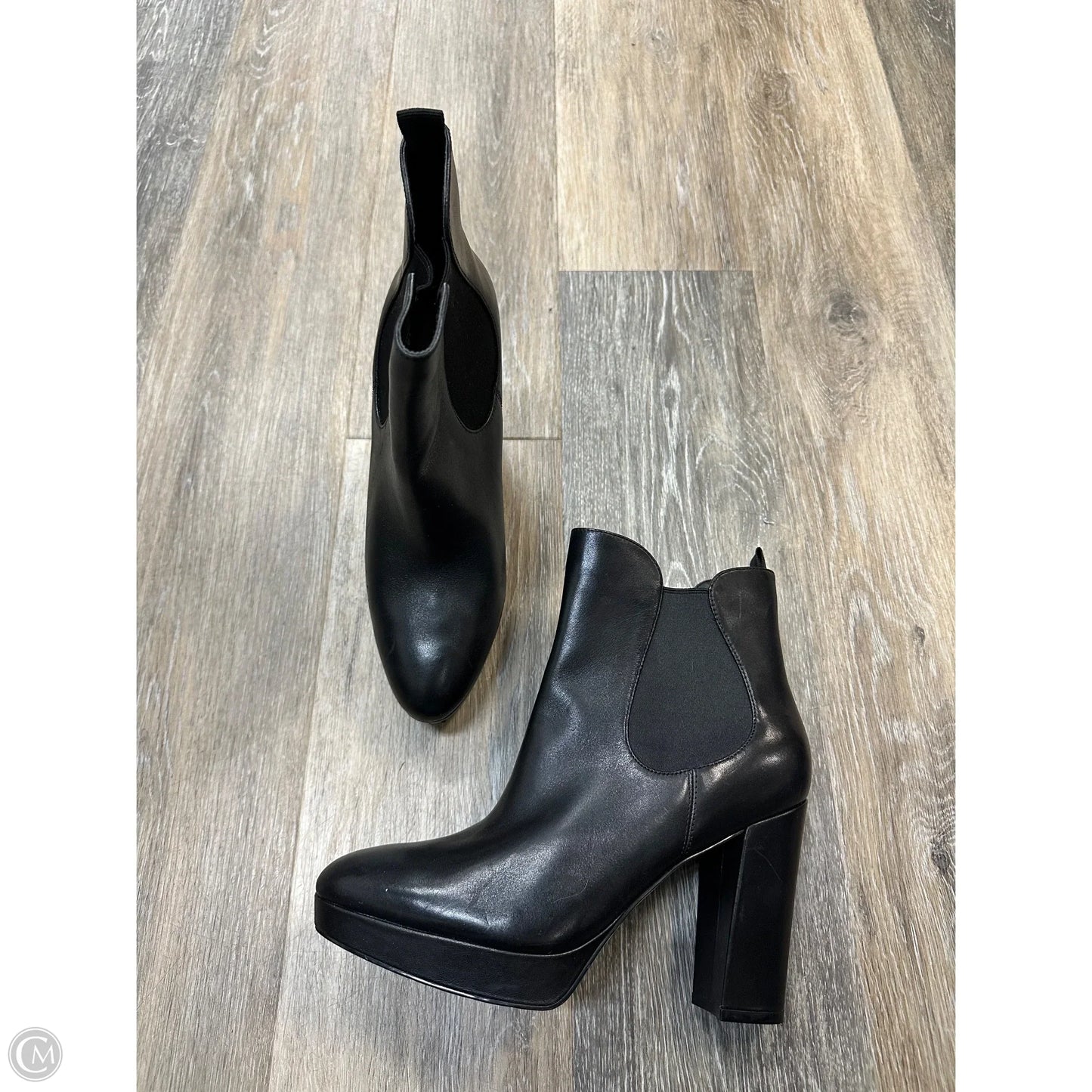 Boots Ankle Heels By Cole-haan In Black, Size: 9