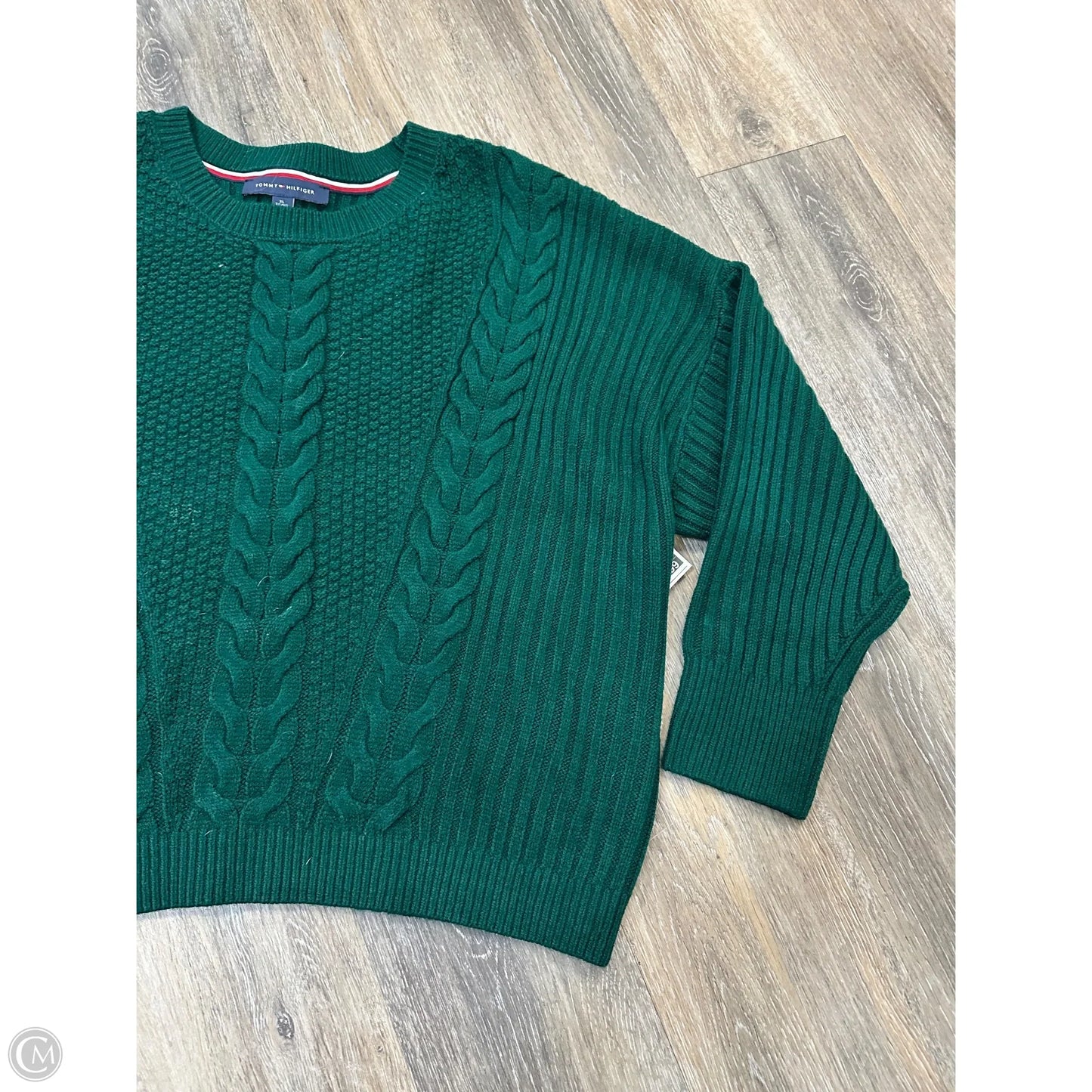 Sweater By Tommy Hilfiger In Green, Size: Xl