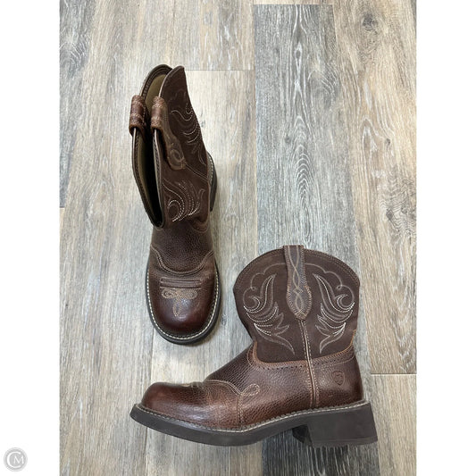 Boots Western By Ariat In Brown, Size: 10