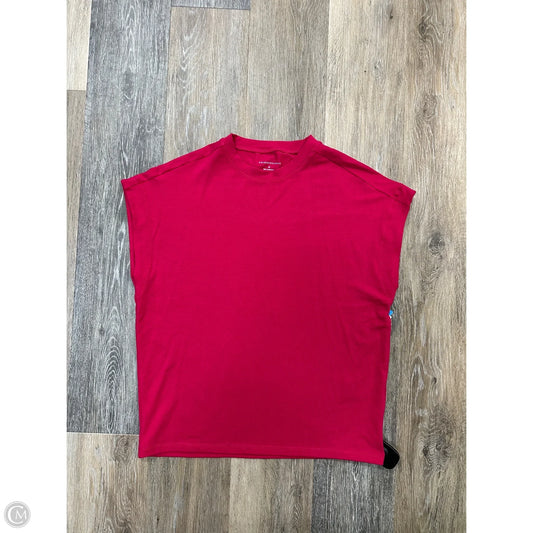 Top Short Sleeve By Anthropologie In Pink, Size: Xs