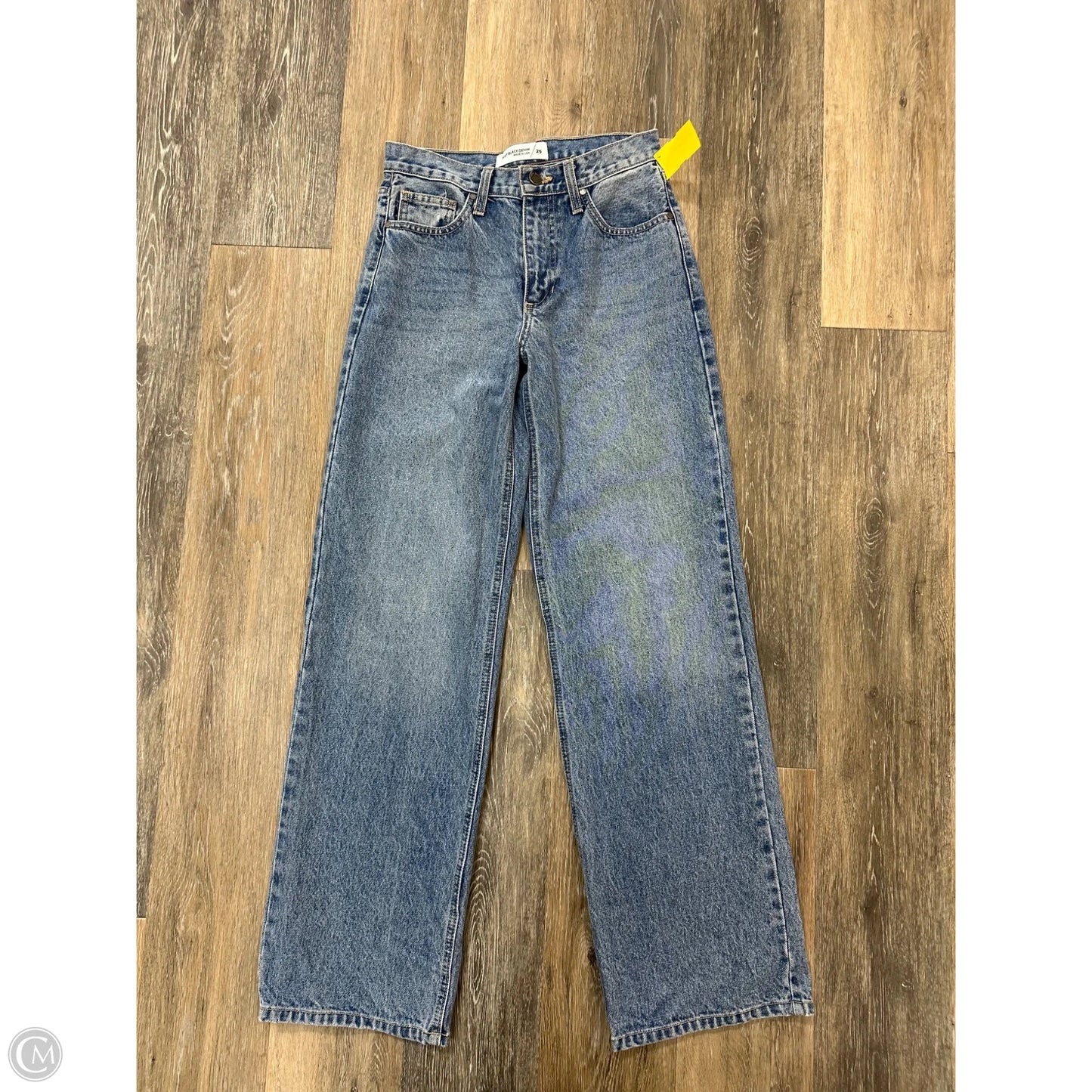 Jeans Wide Leg By Just Black In Blue Denim, Size: 1/25