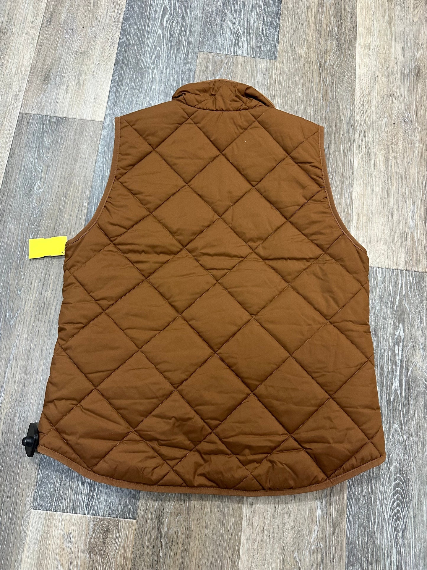 Vest Puffer & Quilted By J. Crew In Tan, Size: S