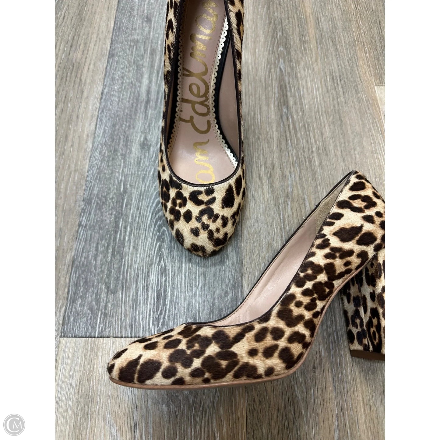 Shoes Heels Block By Sam Edelman In Animal Print, Size: 6.5