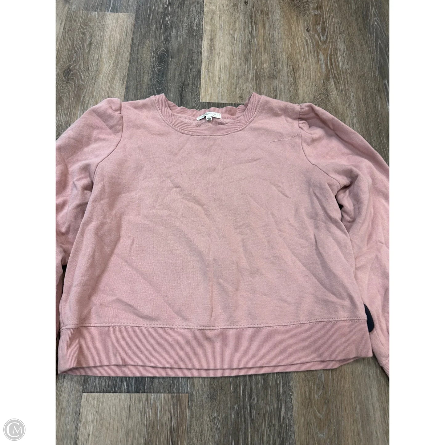 Top Long Sleeve By Z Supply In Pink, Size: S