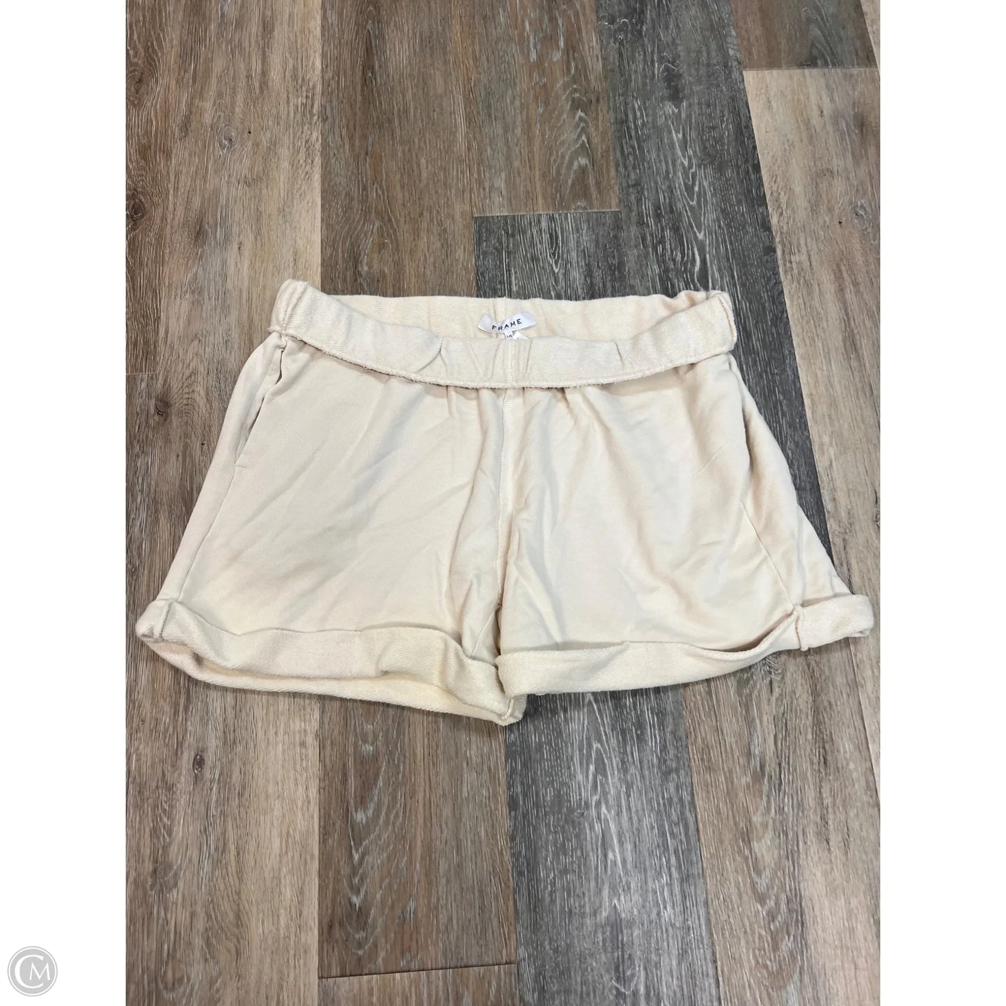 Shorts By Frame In Cream, Size: L
