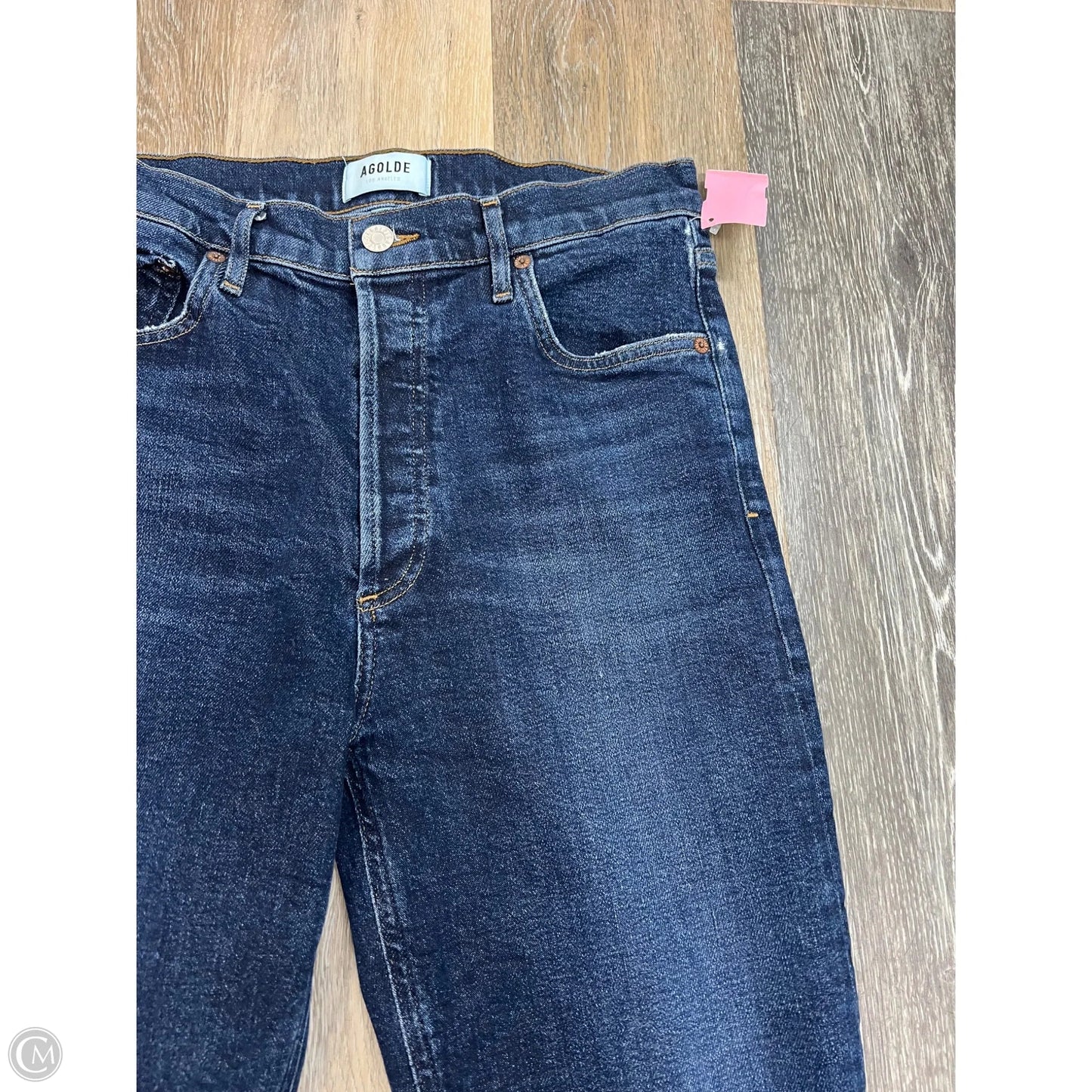 Jeans Skinny By Agolde In Blue Denim, Size: 2/26