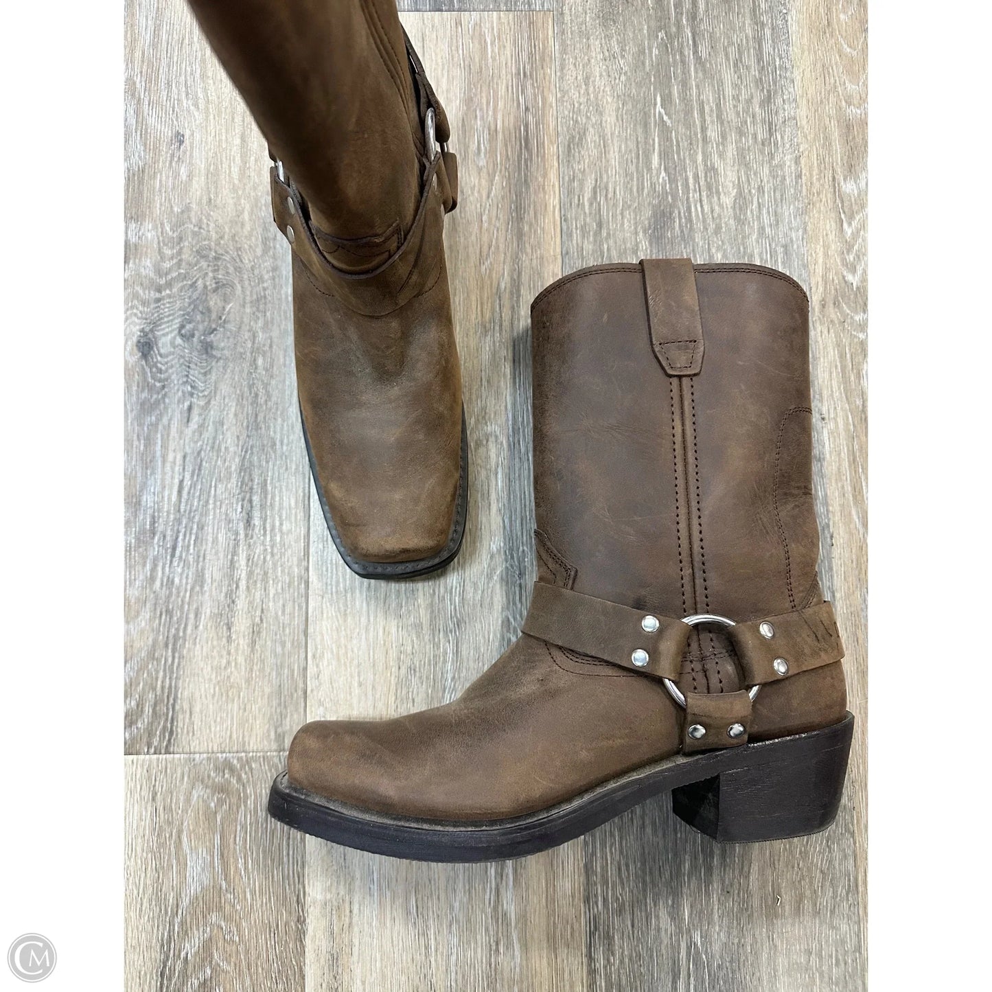 Boots Ankle Heels By Durango In Brown, Size: 9