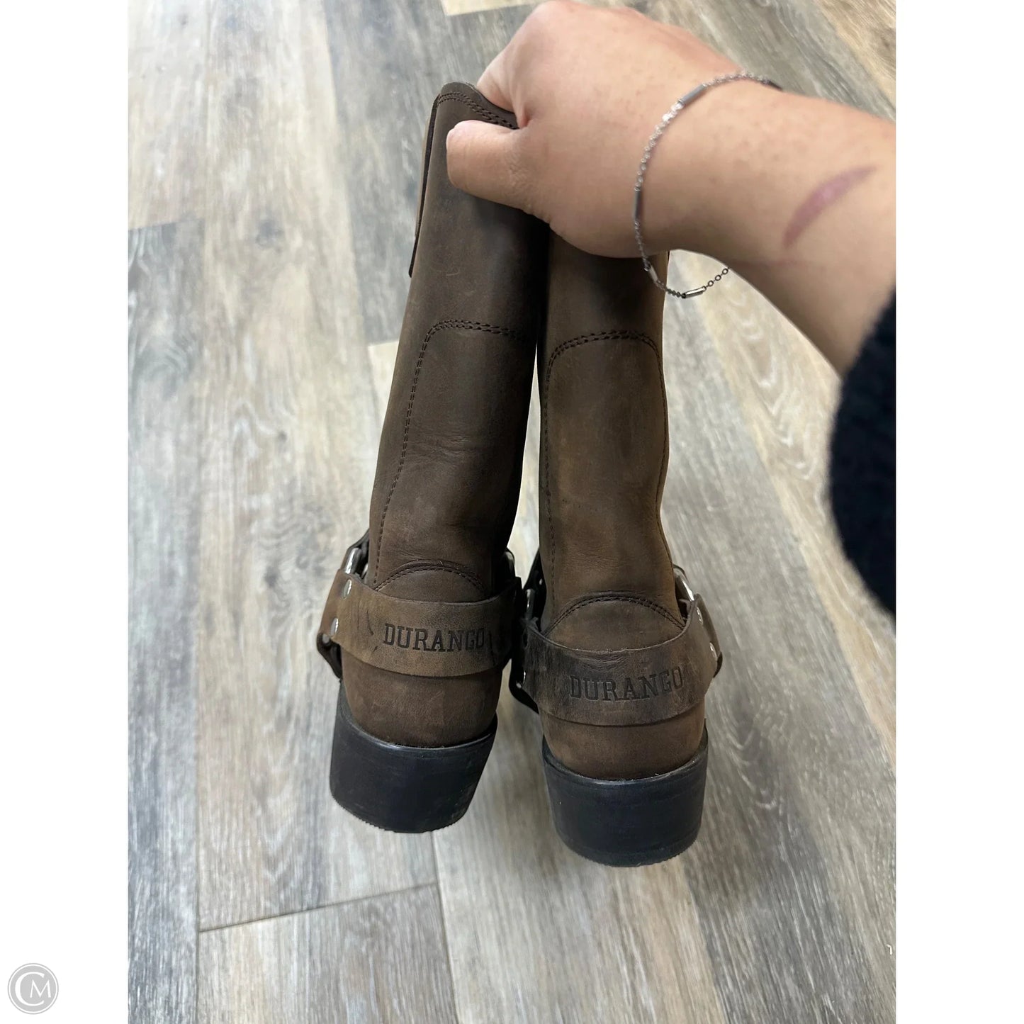 Boots Ankle Heels By Durango In Brown, Size: 9