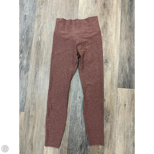 Athletic Leggings By Vuori In Brown, Size: S