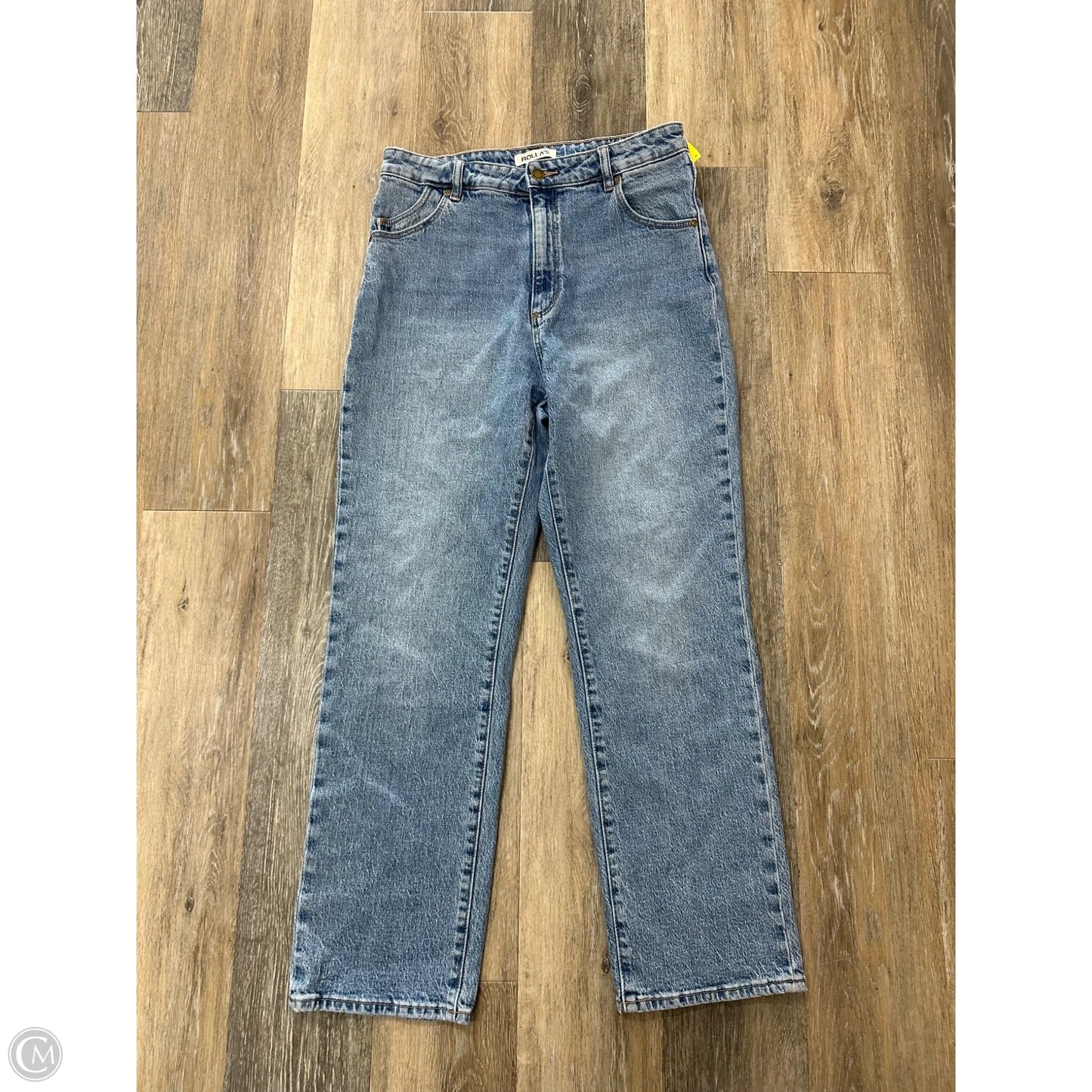 Jeans Straight By Rollas In Blue Denim, Size: 12